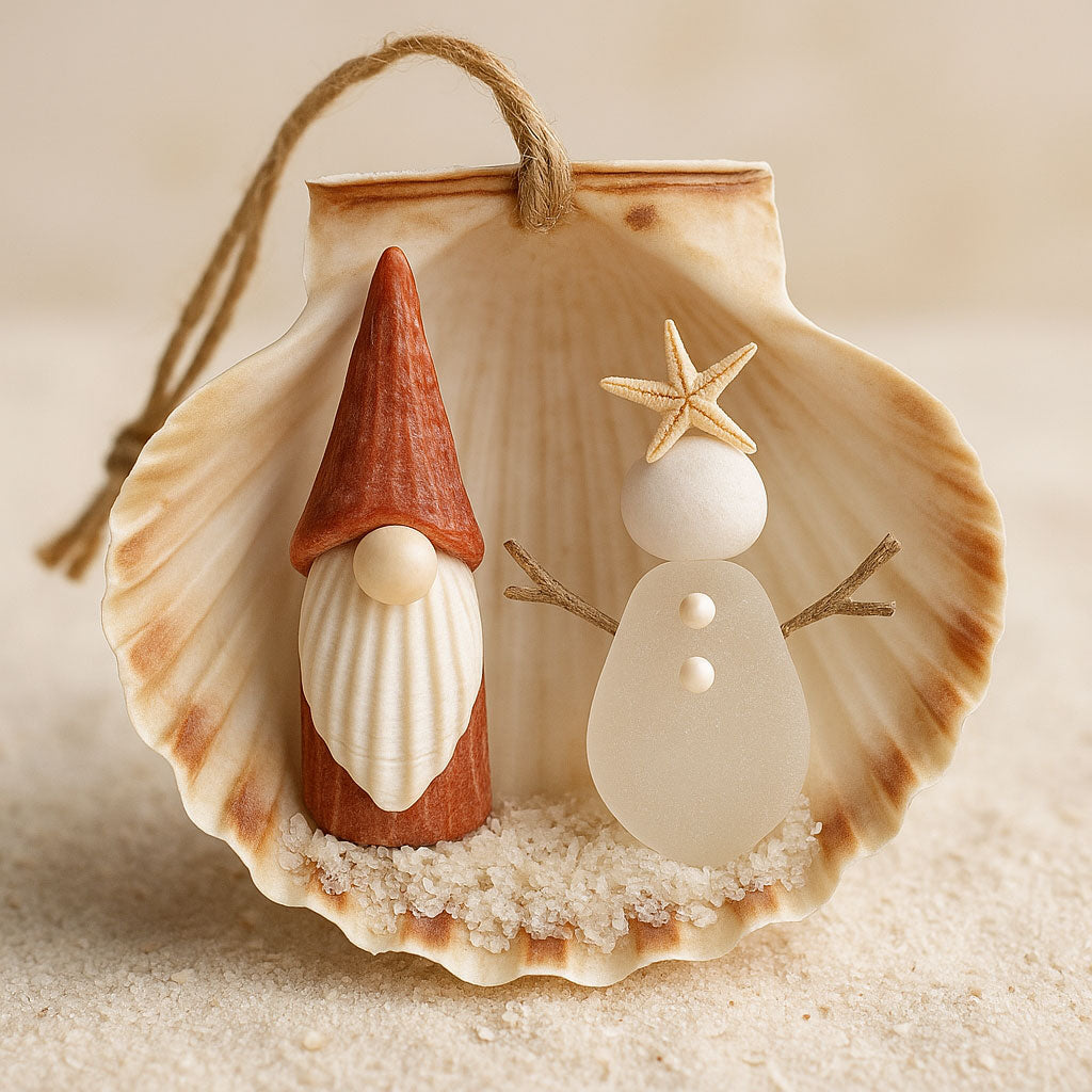 Coastal Seashell Ornament