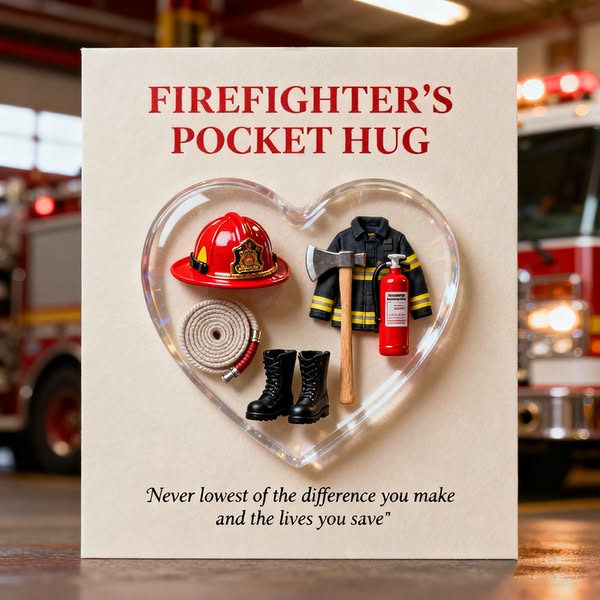 🔥 Black Friday 50% OFF--A Pocket Hug for Firefighters🚒💖