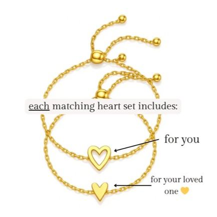 Plated Forever Bond Bracelet Set