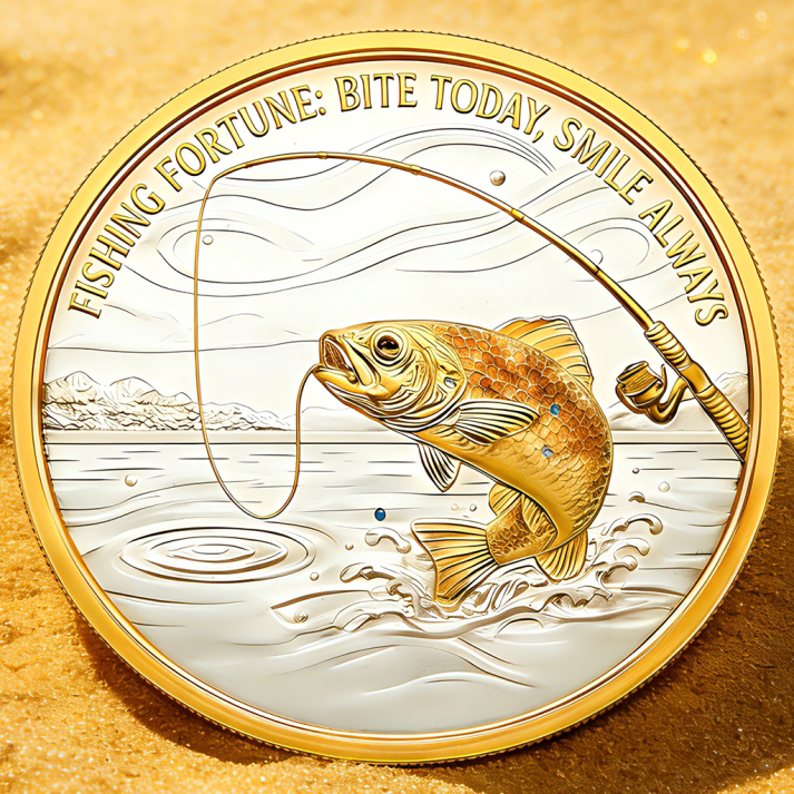 🍀Lucky Fishing Commemorative Coin – No Empty Nets