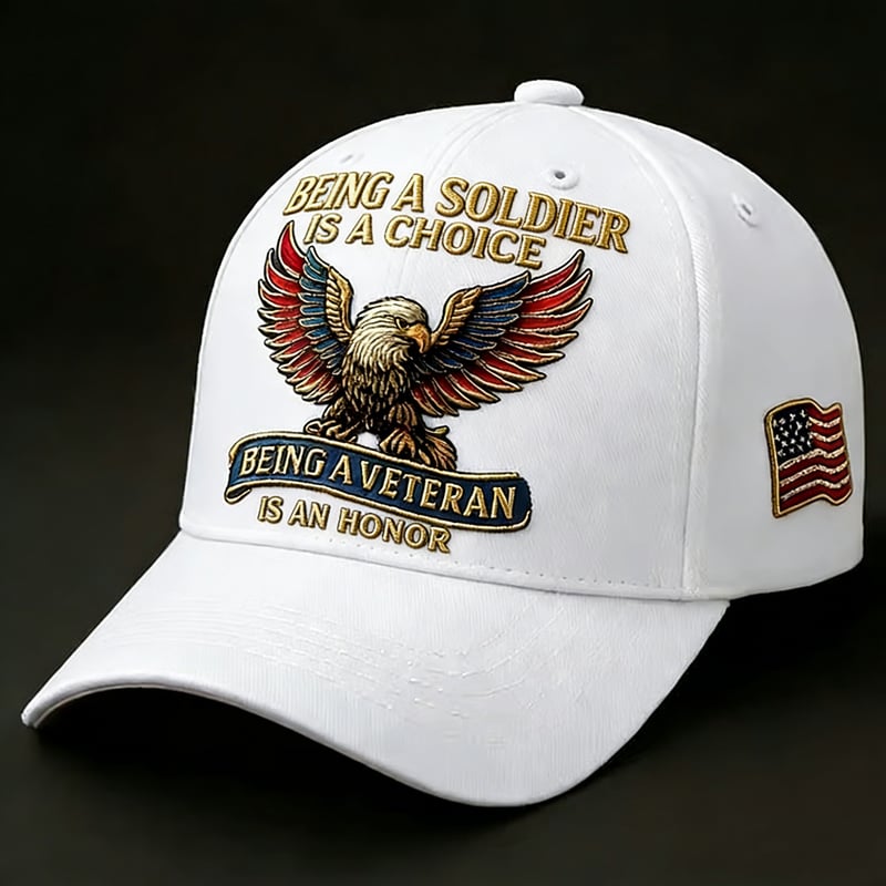 🦅 “Being a Soldier, Being a Veteran” Commemorative Cap