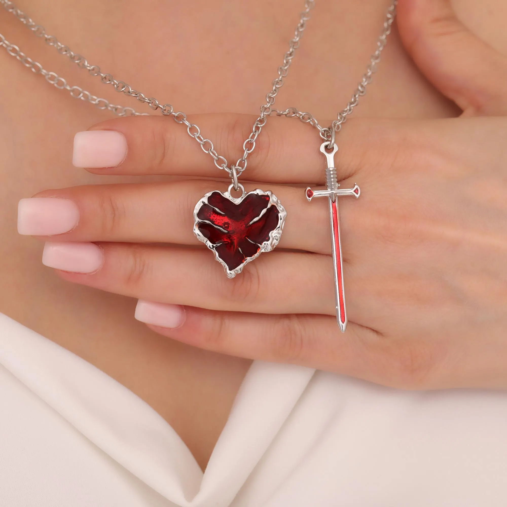 Matching Couple Necklace, Lovers Jewelry