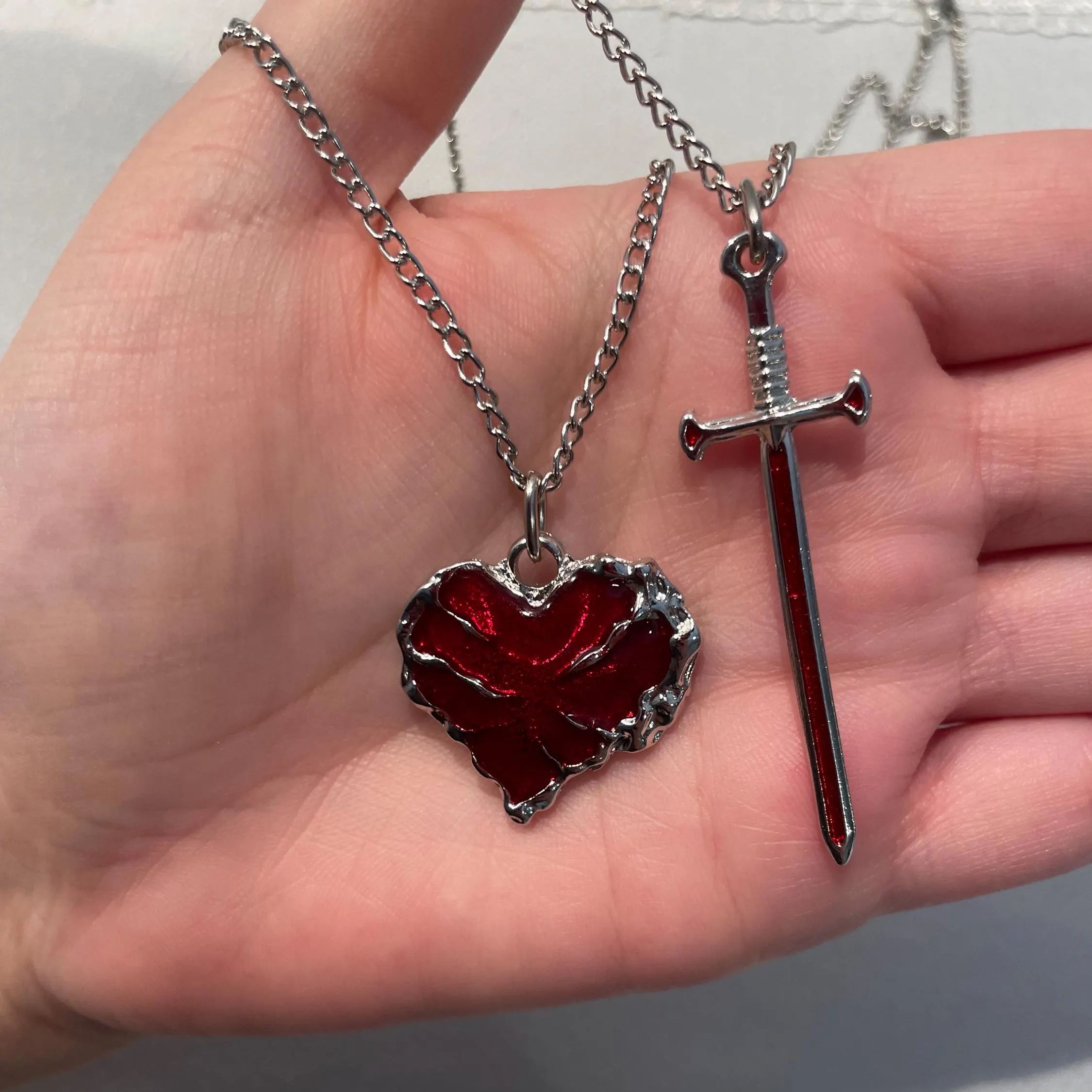 Matching Couple Necklace, Lovers Jewelry