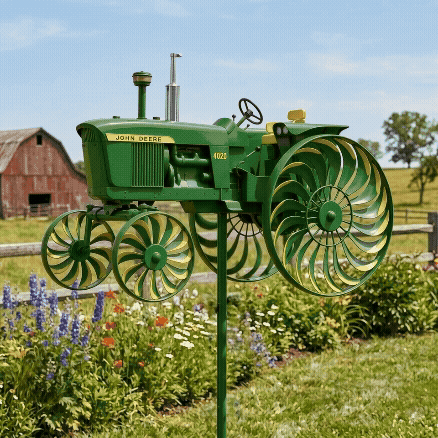 John Deere Garden Wind Spinner