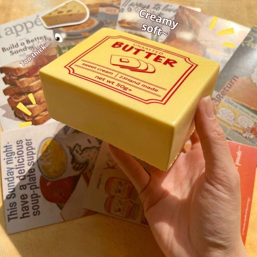 🔥2026 Hot Selling Super Soft Slow-Rebound Butter Squeeze Toy