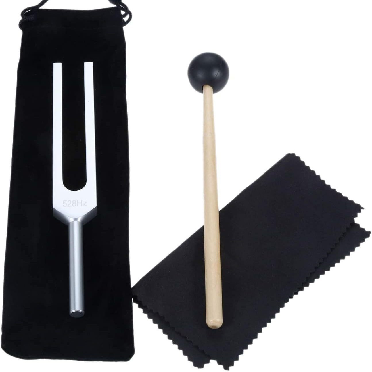 Resonance Sound Healing Tuning Fork Set – 128Hz, 136.1Hz, 256Hz, 384Hz with Activator – Sound Therapy for Stress Relief, Deep Relaxation & Chakra Balancing $ 39.99