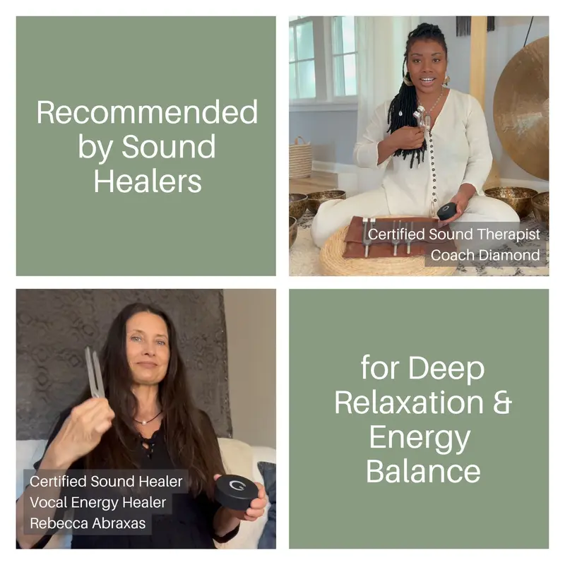 Resonance Sound Healing Tuning Fork Set – 128Hz, 136.1Hz, 256Hz, 384Hz with Activator – Sound Therapy for Stress Relief, Deep Relaxation & Chakra Balancing $ 39.99