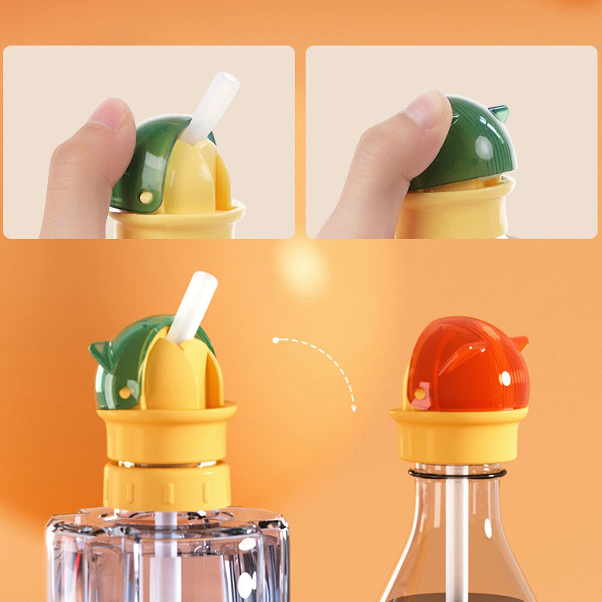 Kids 2-in-1 Water Bottle Straw Adapter