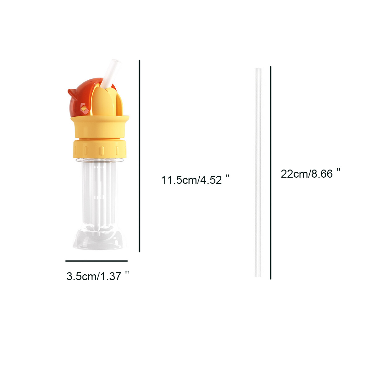 Kids 2-in-1 Water Bottle Straw Adapter
