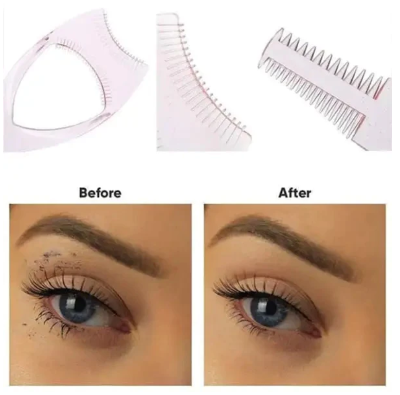 🔥Hot Sale🔥3-in-1 Eyelashes Tools Mascara Shield Applicator Guard