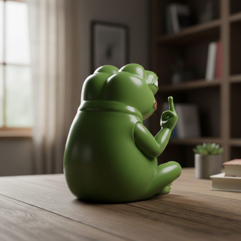 Funny Pepe Statue