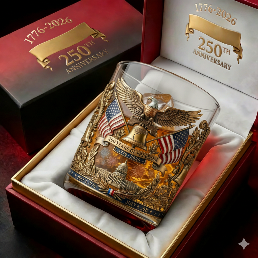 🥃 America 250th Anniversary Heritage Glass