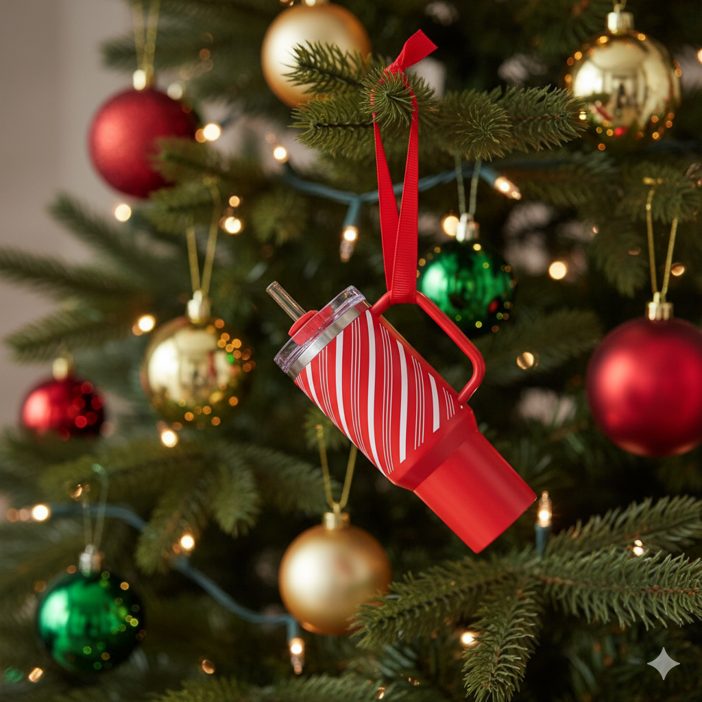 🔥CHRISTMAS HOT SALE🔥Cute Mini Tumbler Ornament Keychain 