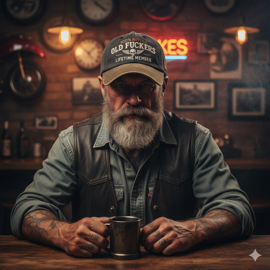 Vintage Old Fuckers Club Cap