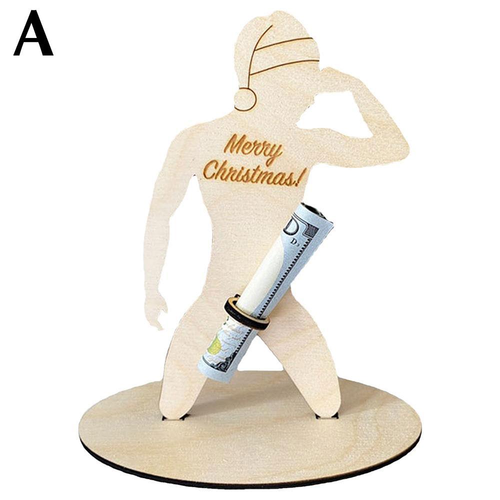 Funny 3D Money Holder with a Silhouette of a Naked Man