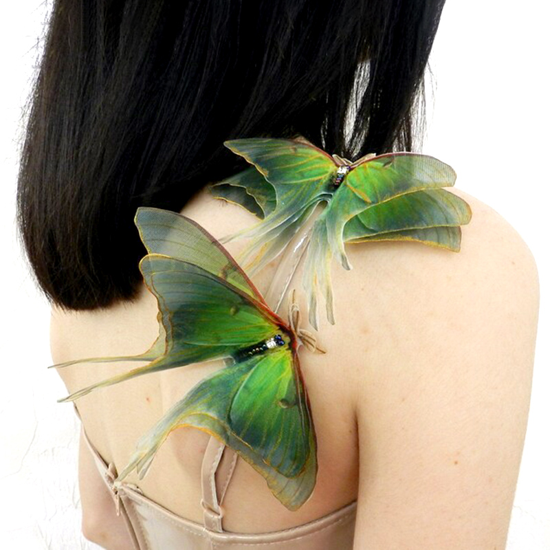 🦋Colored Moth Hair Clips