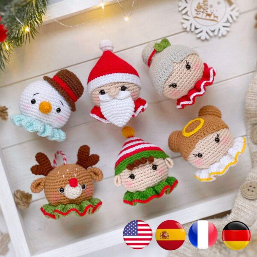 🎅Handmade Crochet Christmas Decorations🎁