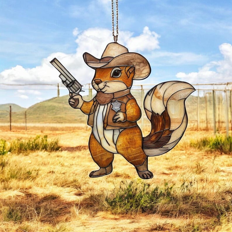 Justice for Peanut Acrylic Suncatcher