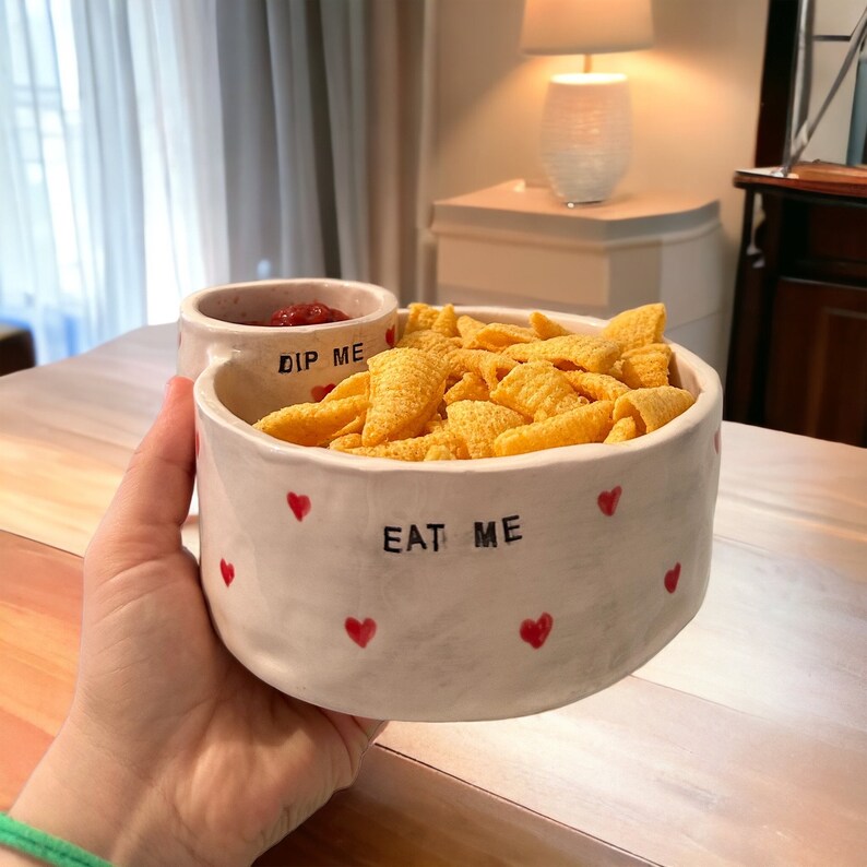 Dip me Eat me Chip and Dip Bowl