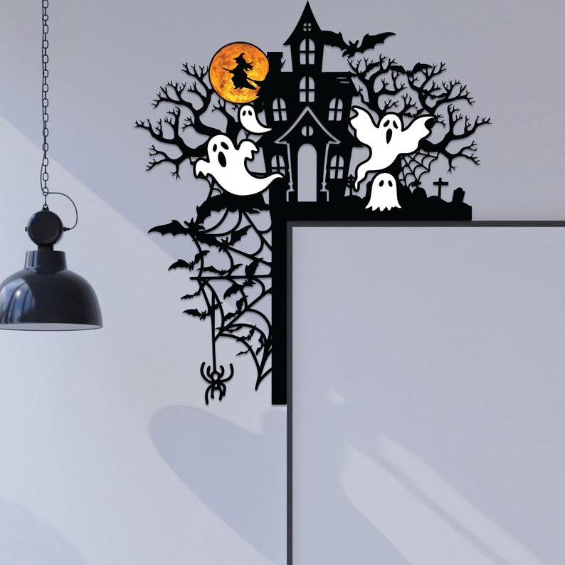 🎃Halloween Door Corner Metal Sign