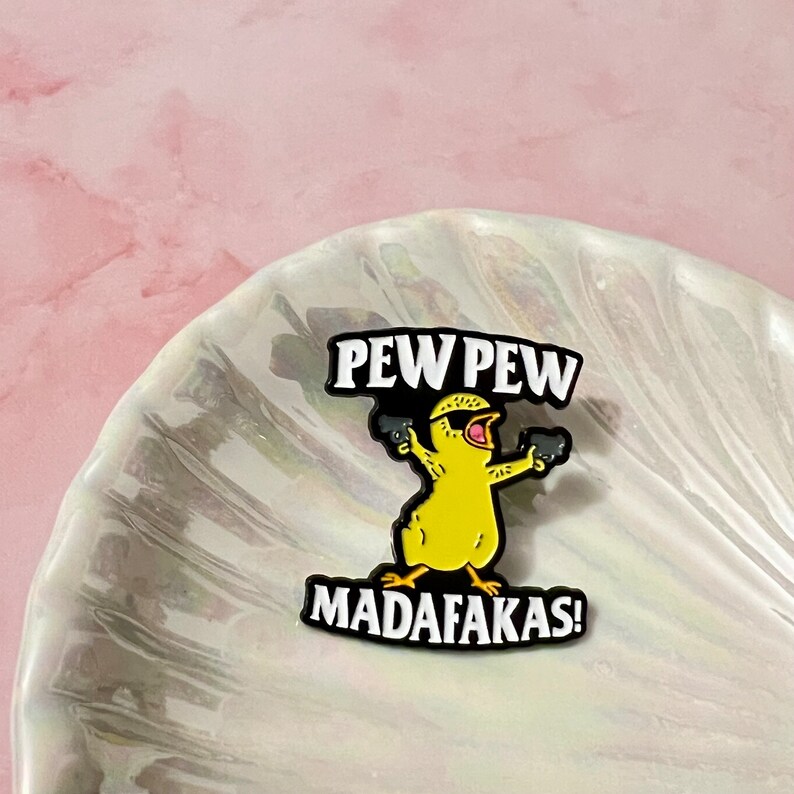 Funny Duck Enamel Pin
