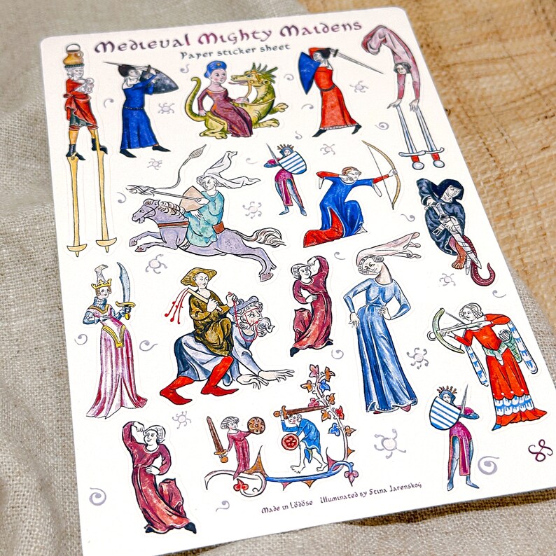 Funny Whimsical Historical Stickers