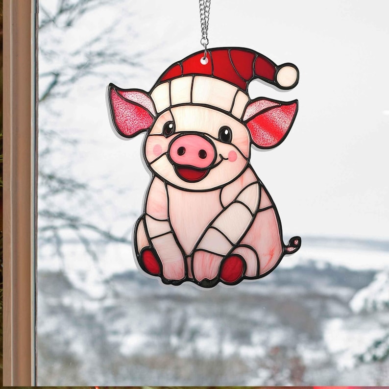Pig Christmas Ornament