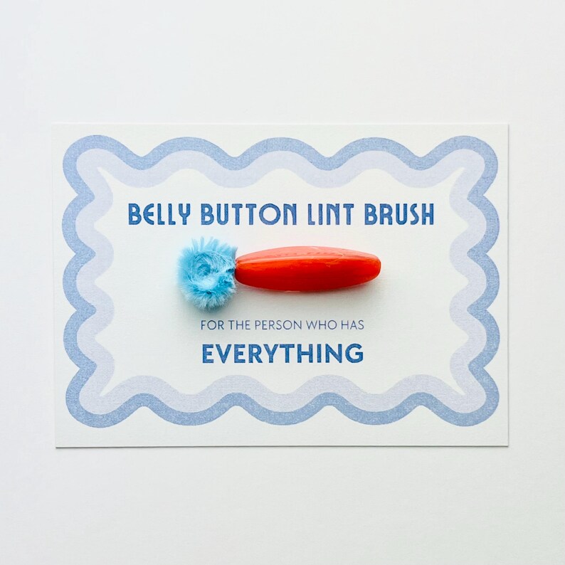 Belly Button Lint Brush Gag Gift