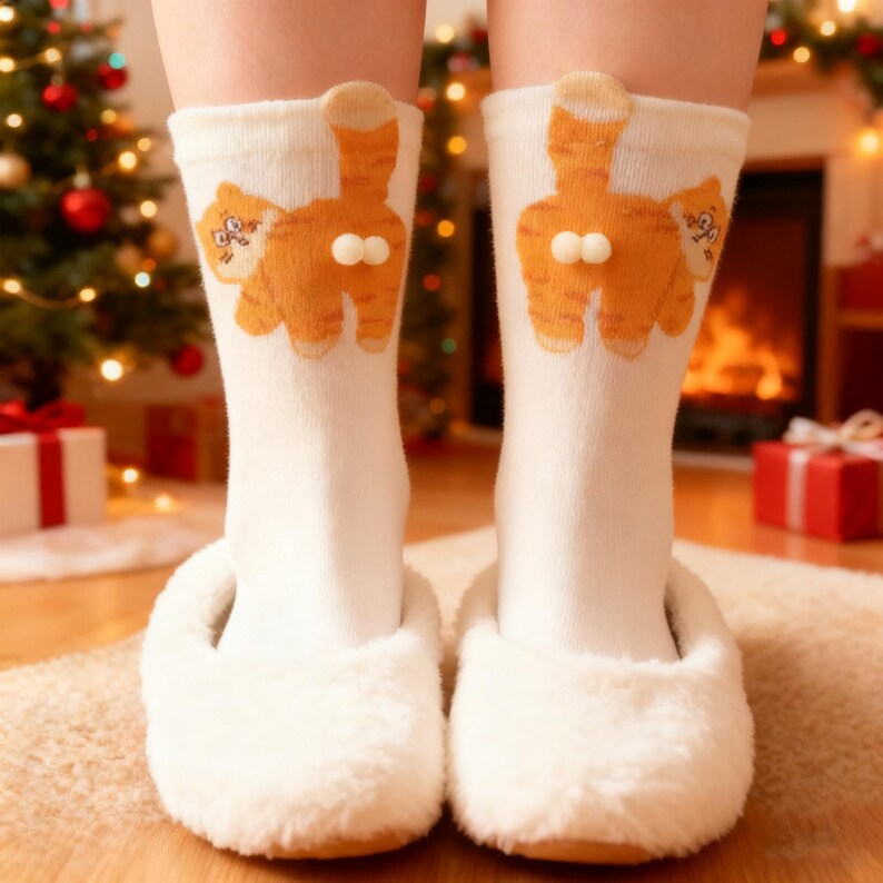 Funny Cat & Dog Socks