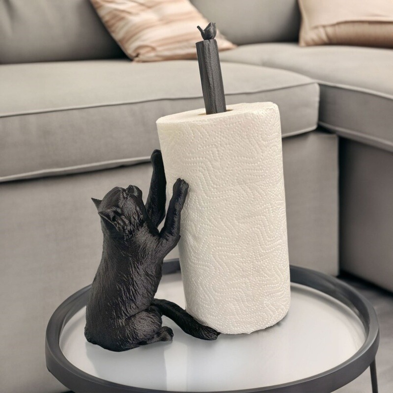 🐱Cat paper towel holder free standing🧻