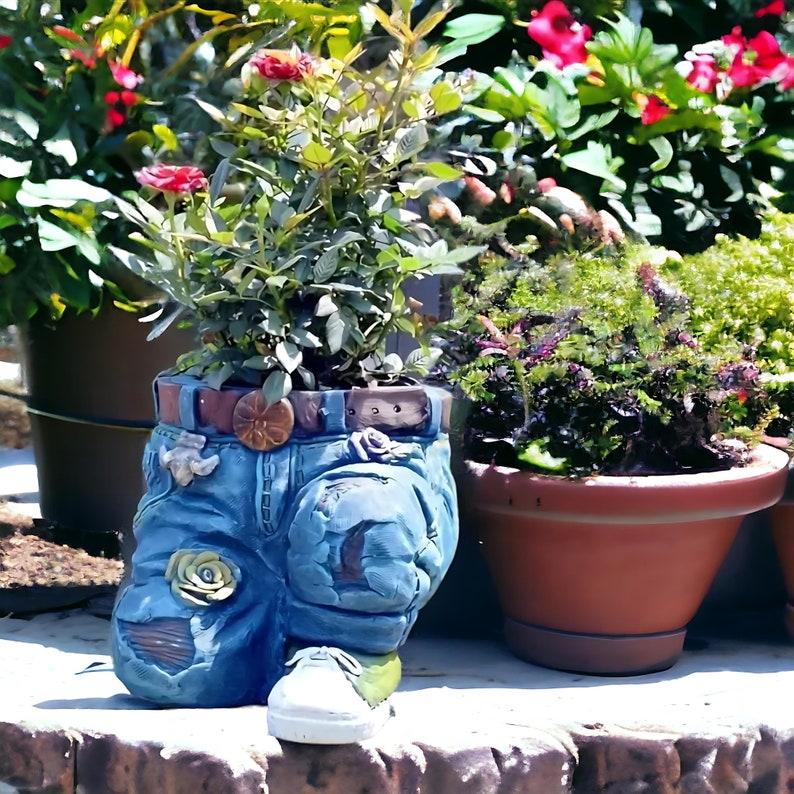🎁Unique Denim Jean Flower Pot