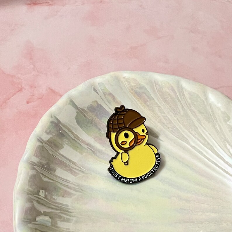 Funny Duck Enamel Pin