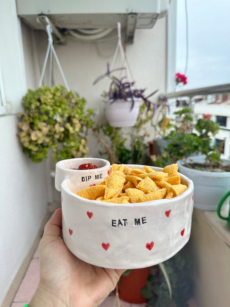 Dip me Eat me Chip and Dip Bowl
