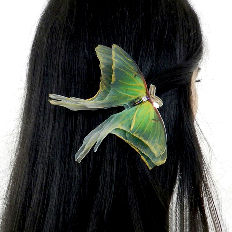 🦋Colored Moth Hair Clips