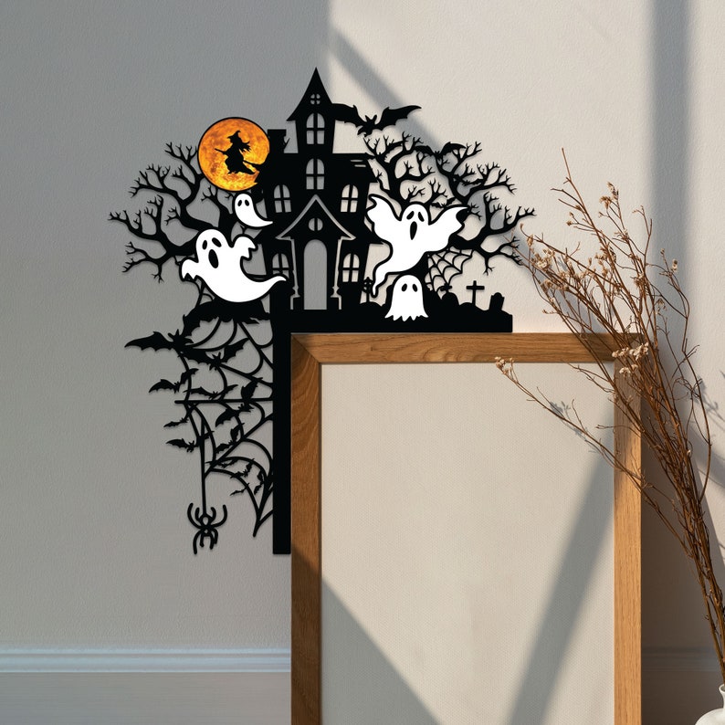 🎃Halloween Door Corner Metal Sign
