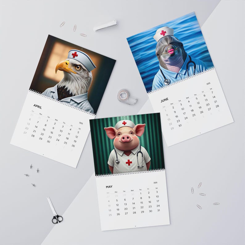 👩‍⚕️Animal Healthcare Professionals Wall Calendar