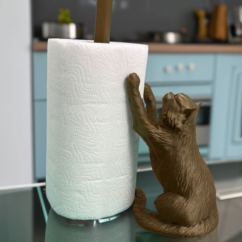 🐱Cat paper towel holder free standing🧻
