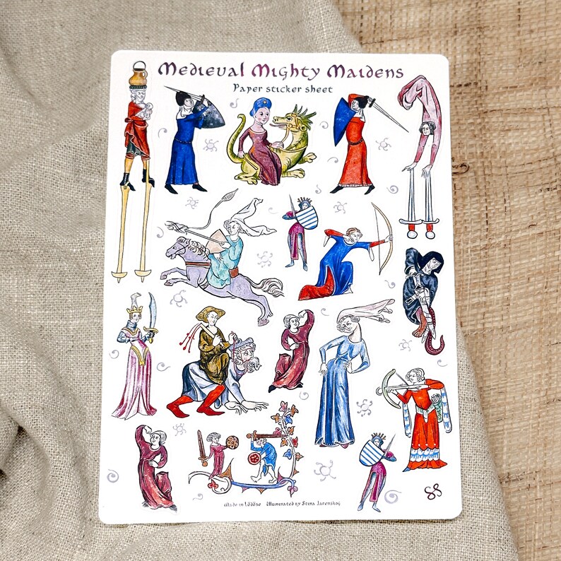 Funny Whimsical Historical Stickers