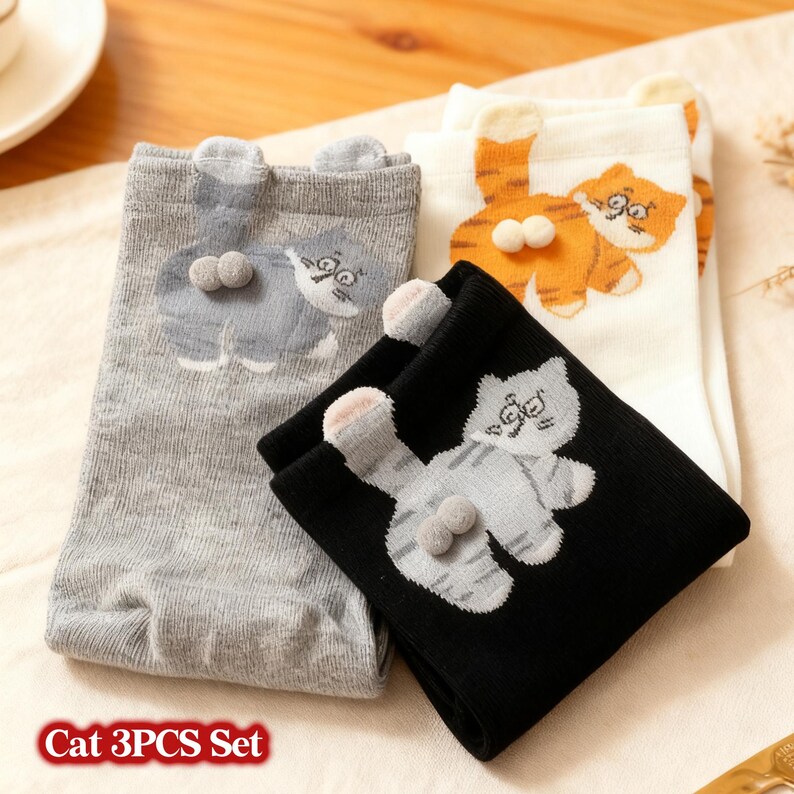 Funny Cat & Dog Socks