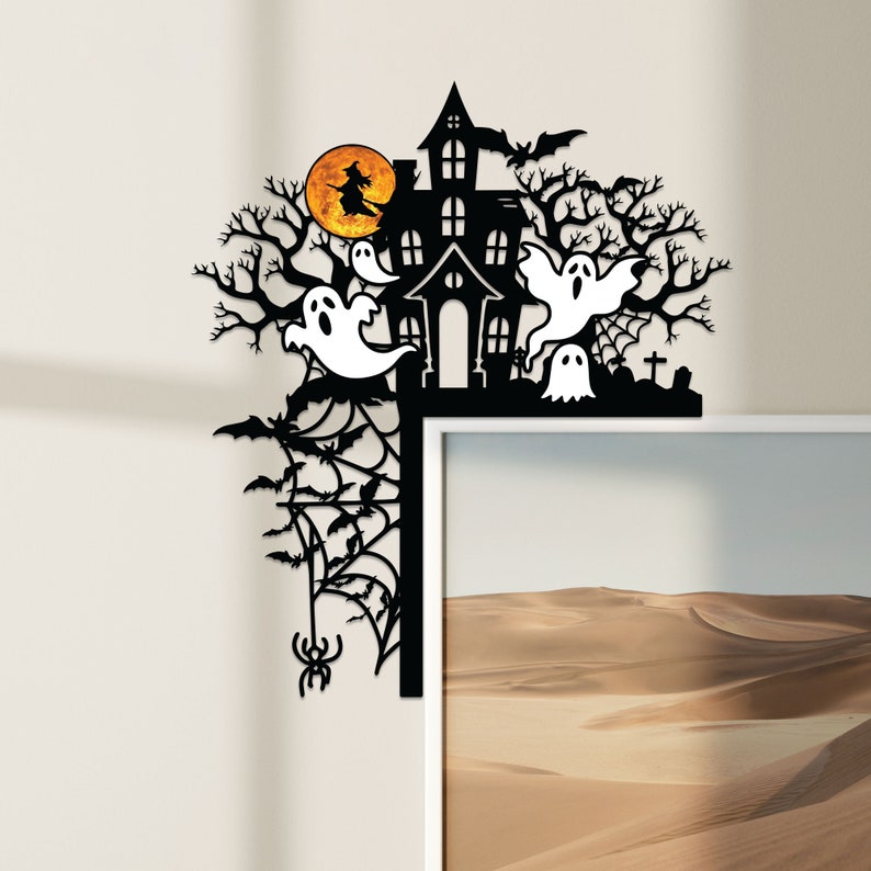 🎃Halloween Door Corner Metal Sign