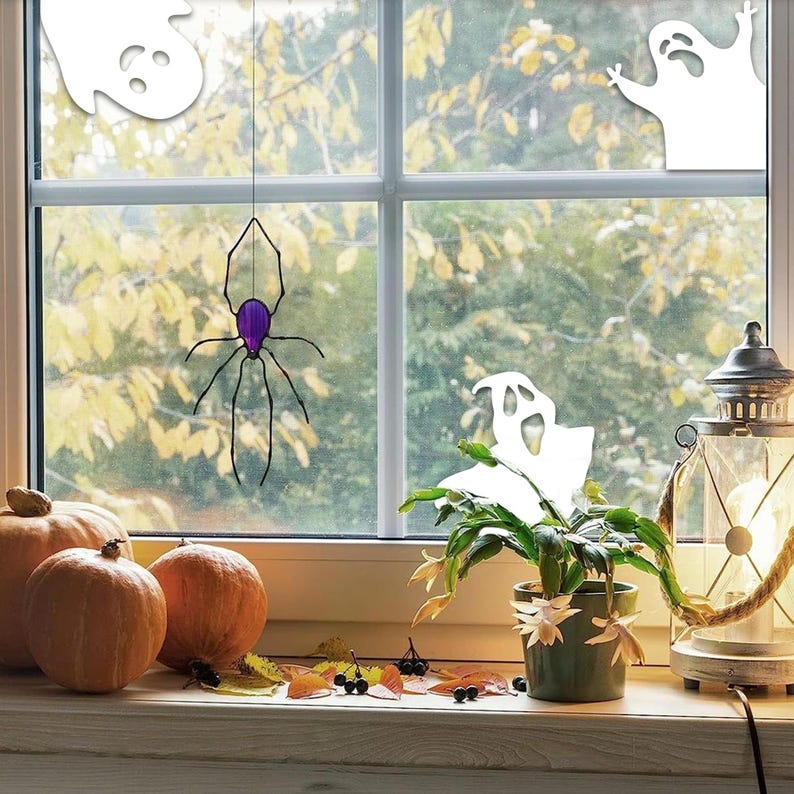 👻Set of 3 Ghosts Halloween Door Corner Sign