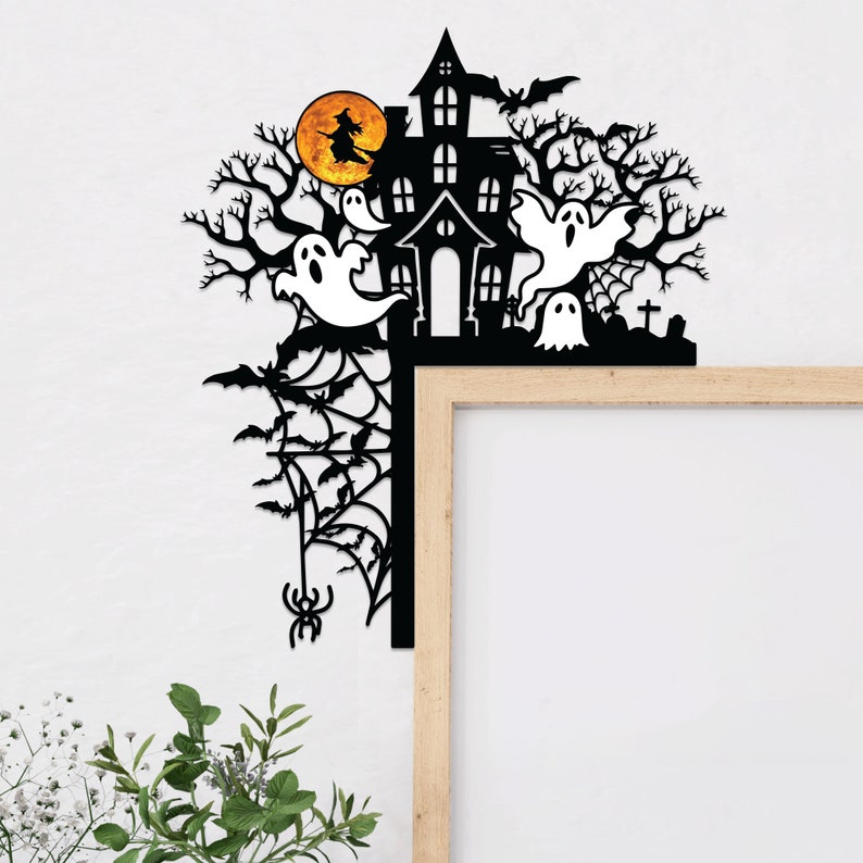 🎃Halloween Door Corner Metal Sign