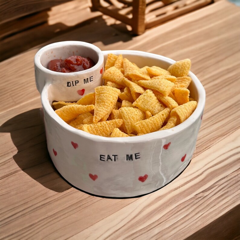 Dip me Eat me Chip and Dip Bowl