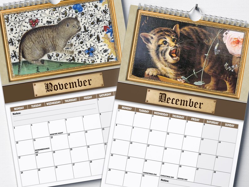 Funny Cats 2025 Calendar