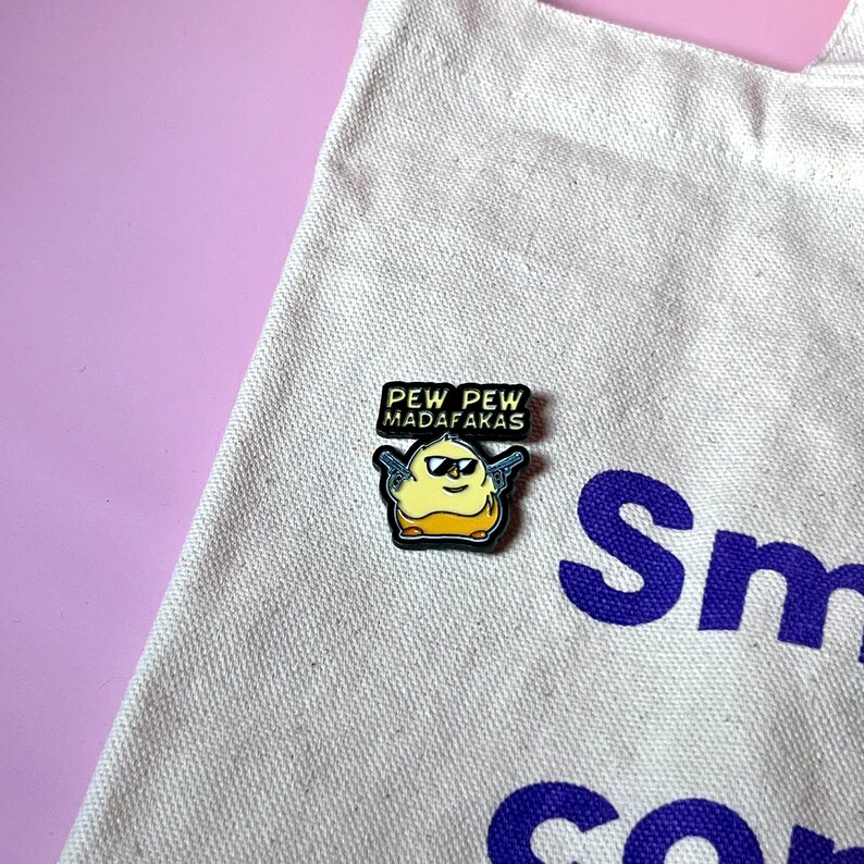 Funny Duck Enamel Pin