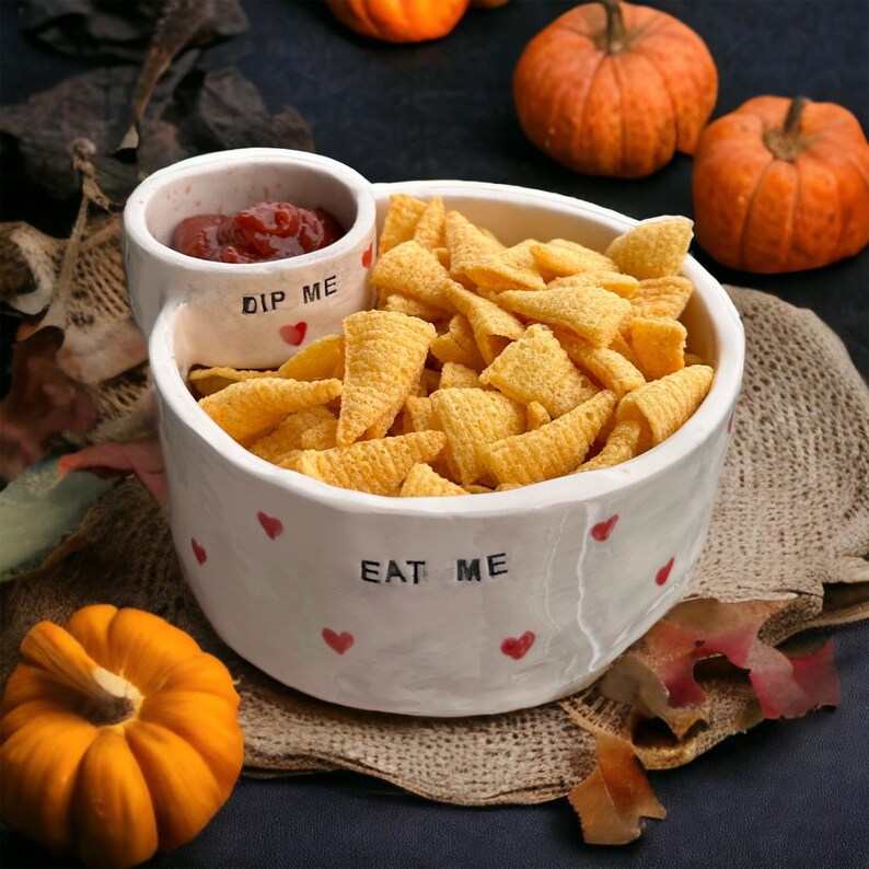 Dip me Eat me Chip and Dip Bowl