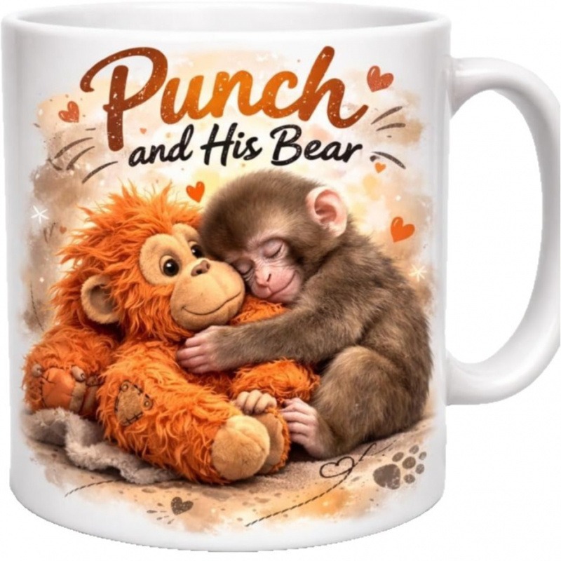 ☕Punch The Monkey Mug
