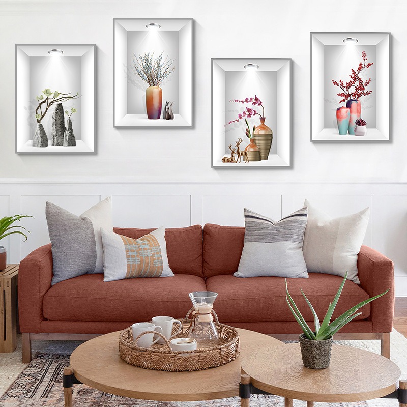 Self-Adhesive 3D Plant Wall Stickers