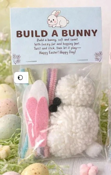 Build a Bunny Easter Craft Kit for Kids