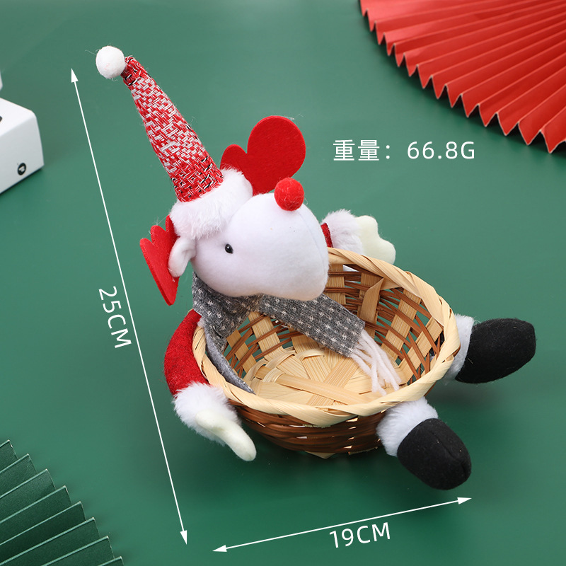 Christmas Candy Storage Basket Decoration